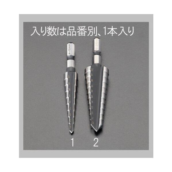 10-20mm六角軸ステップドリル