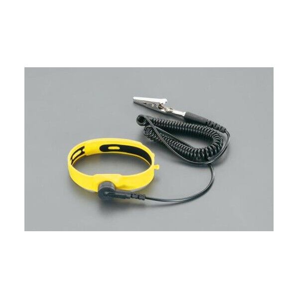 コード付静電気除去リストストラップ 1.8m EA321A-3