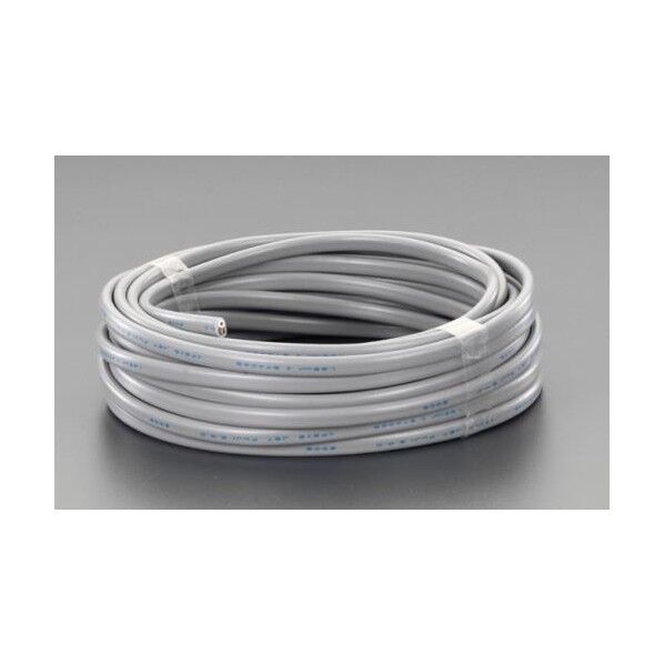 300V/15A[20m]ビニールキャプタイヤケーブル(3芯)[灰]