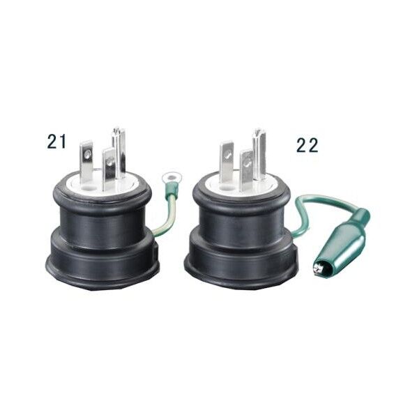 125V/15A防水アースアダプター(逆接地型) EA940BA-21