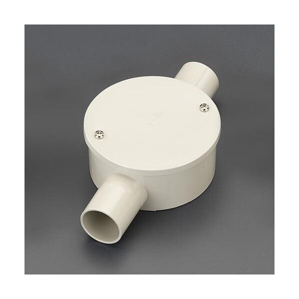 φ36mm[VE管用]露出ボックス[2方向]ベージュ