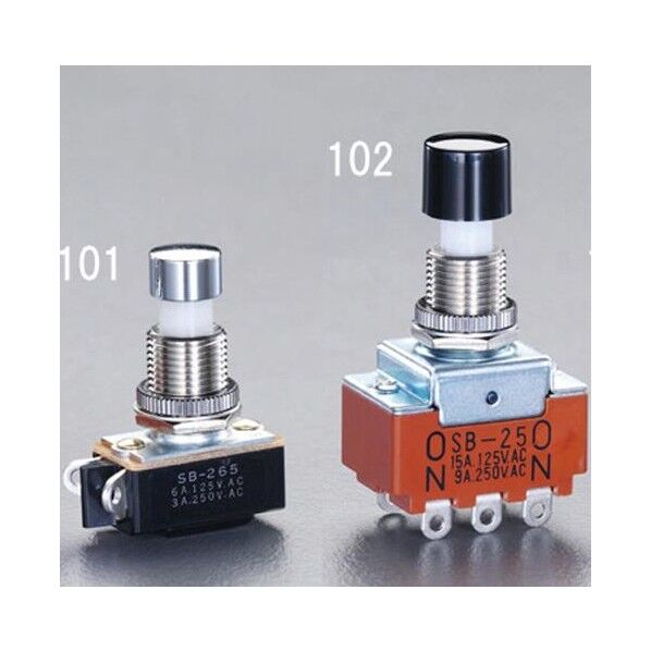 φ12mm用[単極単投]小型押ボタンスイッチ EA940DA-101 1