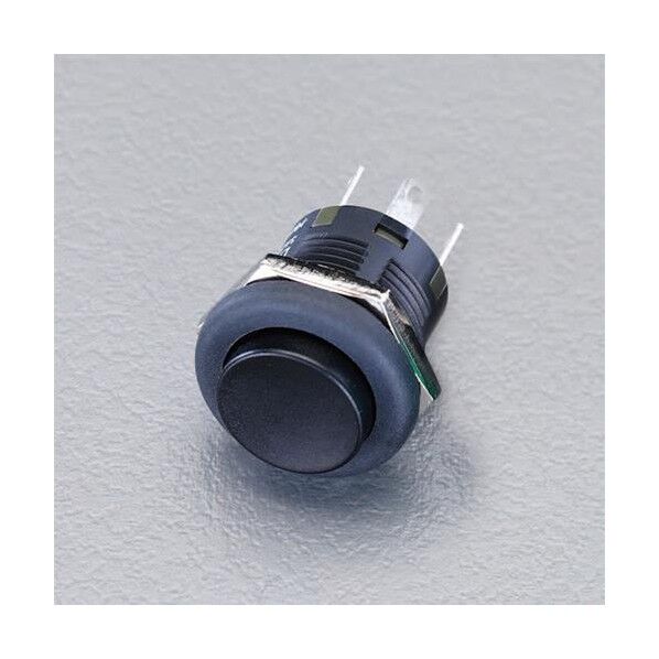 125V/3A[単極双投]押ボタンスイッチ(黒) EA940DA-131