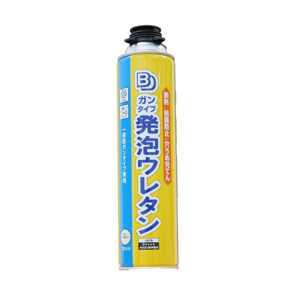 スプレー ガンタイプ BD発泡ウレタン 750ML 1液型ガンシステム専用 6300051937 1本...