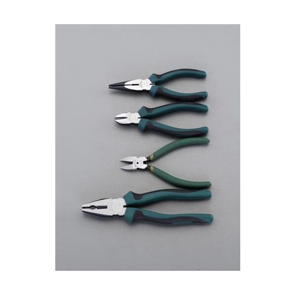 エスコ 4本組プライヤーセット(トレー入り) EA687YA-21...
