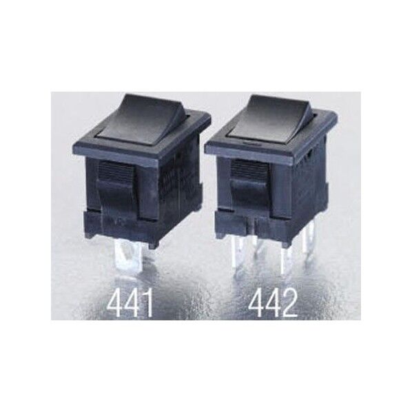 125V/10A単極単投ロッカースイッチ(高容量型)