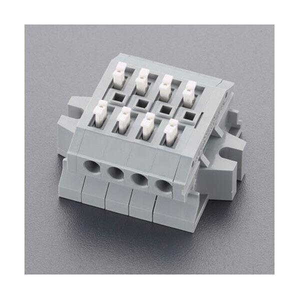 4極[AC/DC300V/10A]スクリューレス端子台