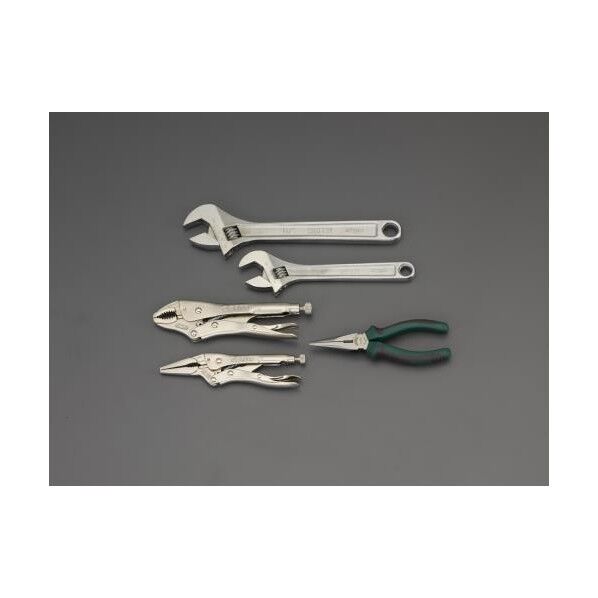 エスコ(esco) モンキーレンチ&プライヤーセット(トレー入) EA687YA-26...
