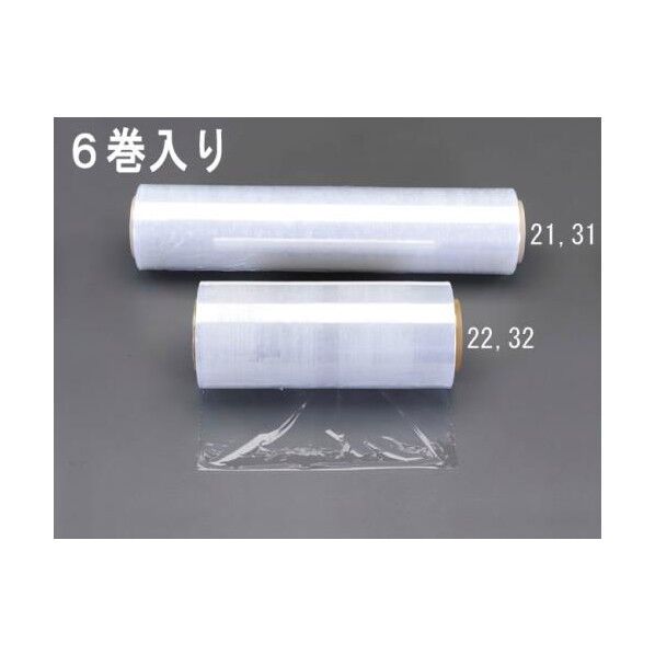 300mmx500m[14ミクロン]ストレッチフィルム(6巻入)