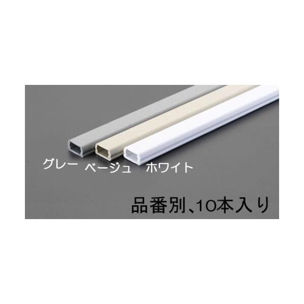 1mx21mm[プラスチック製]モール[灰](10本)