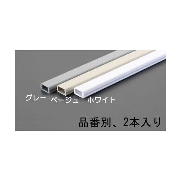 1mx21mm[プラスチック製]モール[ベージュ](2本)