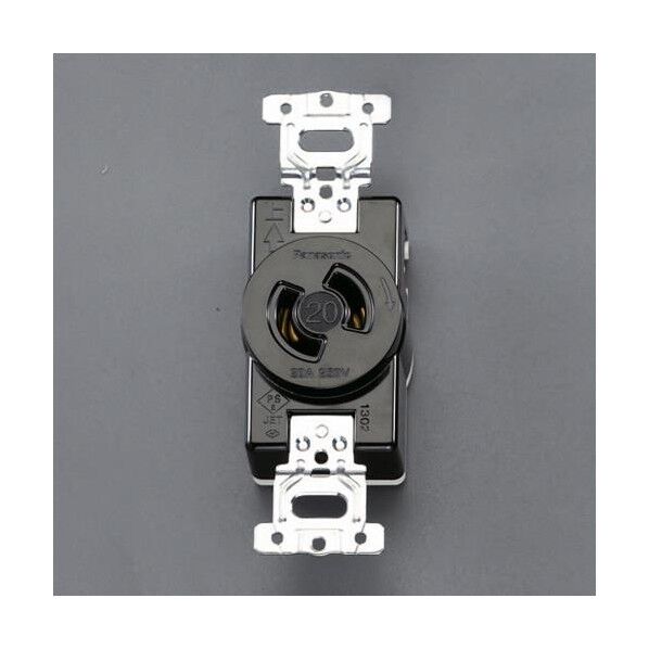 250V/20A引掛け埋込コンセント(2P)