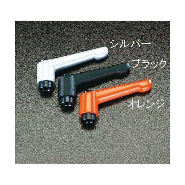 M8雌ねじクランプレバー[シルバーグレー]