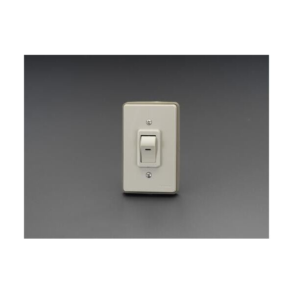 300V/15A防水形埋込スイッチ(片切) 75.2×24.5×120.2mm(H) EA940CB-71 1