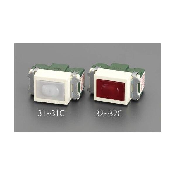 300V/3Aパイロットランプ(電流検知型/) 44.4×22.7×32(H)mm 白 EA940CE-31