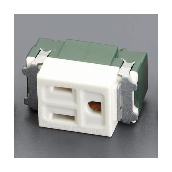 125V/15A埋込コンセント(1口/接地付)