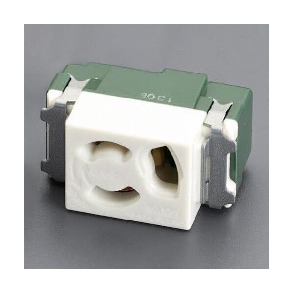 125V/15A埋込コンセント(1口/抜止・接地付)