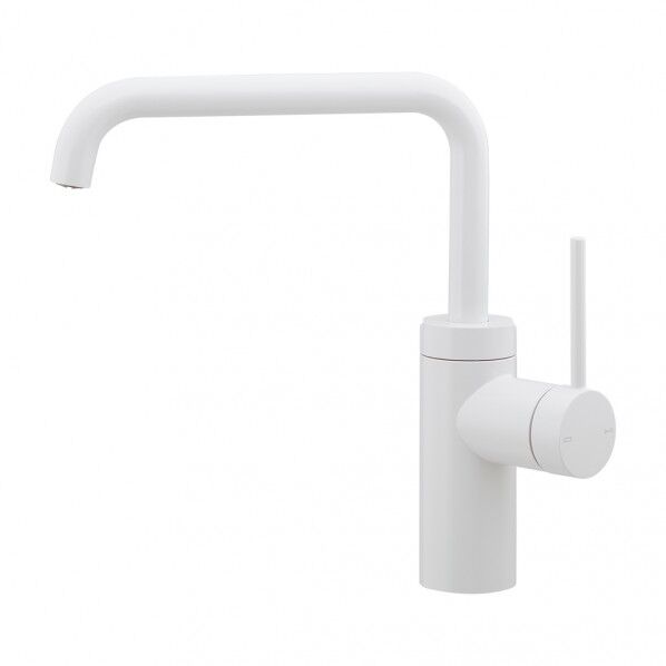 シングルレバー混合栓 ホワイト 183-301-W 1個