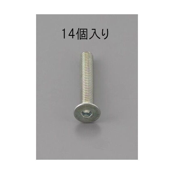M5x14mm[三価クロメート]六角穴付サラボルト/14コ