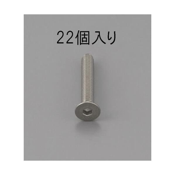 M4x8mm[ステンレス]六角穴付サラボルト(22コ) EA949MD-408 1