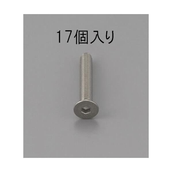 M5x10mm[ステンレス]六角穴付サラボルト(17コ) EA949MD-510 1