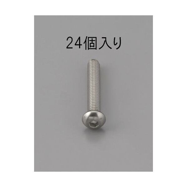 M3x6mm[ステンレス]六角穴付ボタンボルト(24コ) EA949MF-306 1