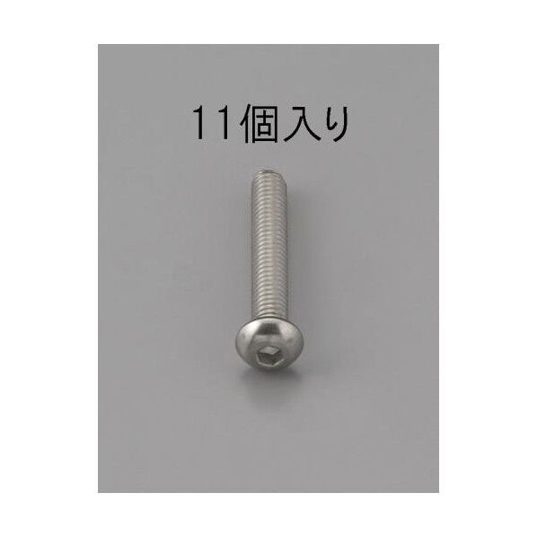 M6x8mm[ステンレス]六角穴付ボタンボルト(11コ) EA949MF-608 1