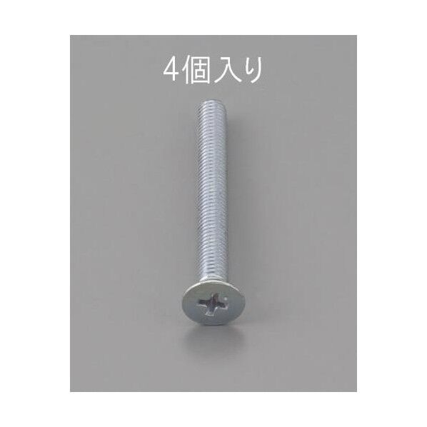 M6x50mm[三価クロメート]サラ頭小ネジ(4コ)