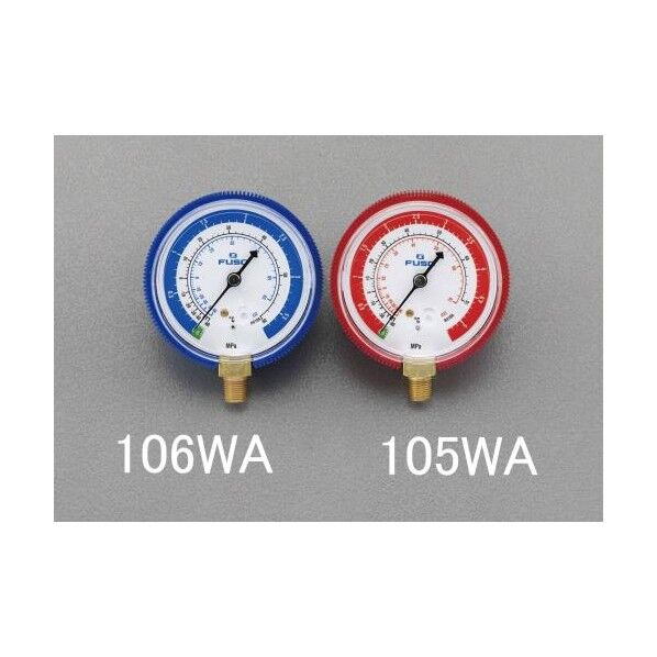 [R32・R410A]圧力計 EA105WA 1