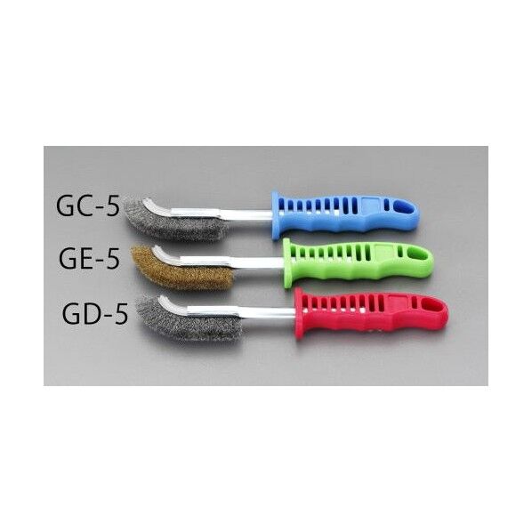 225mmワイヤーブラシ(ステンレス製/グリップ付)