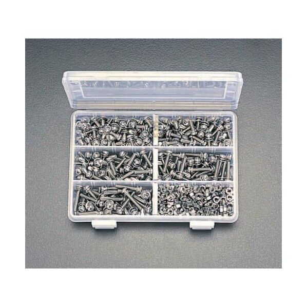 M5ワッシャ付ねじナットセット[ステンレス製] EA949SL-5 1