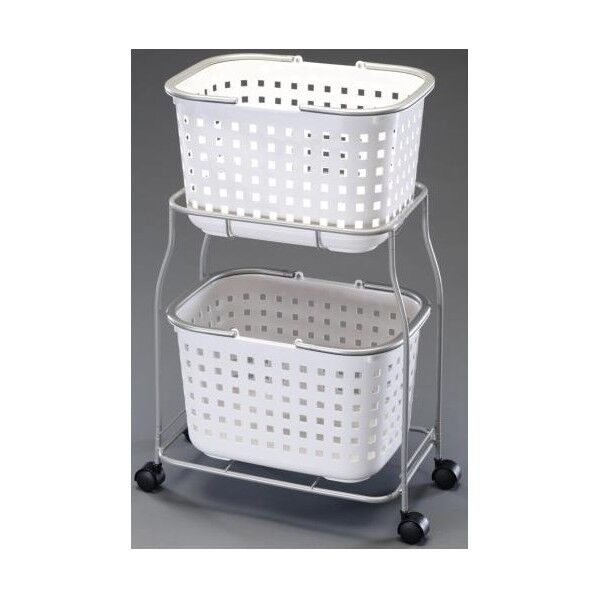 500x330x760mmキャスター付バスケットワゴン