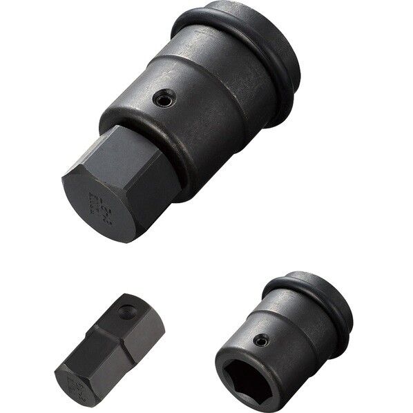 インパクト用ヘキサゴンビットソケット(差替式・ビット強力タイプ) 27mm 6AH-27H 1個