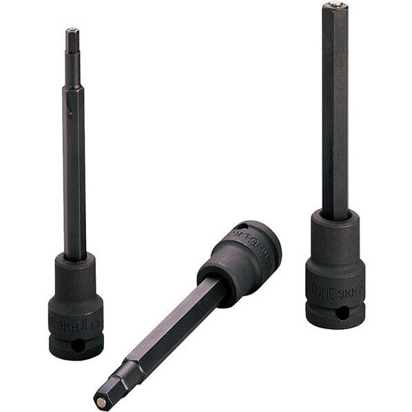 ロングヘキサゴンソケット(マグネット付) インパクト用アダプター 3KH-06LK 1個