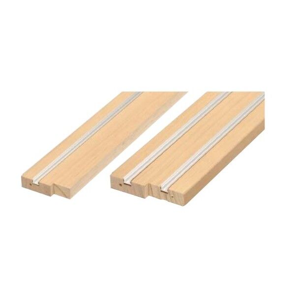 ウッドワン 敷居N型(集成材) 引き違い戸 固定枠(90mm幅) 1,776×82×15mm ホワイト(メープル柄) DCNH05B-1-WH 1点...