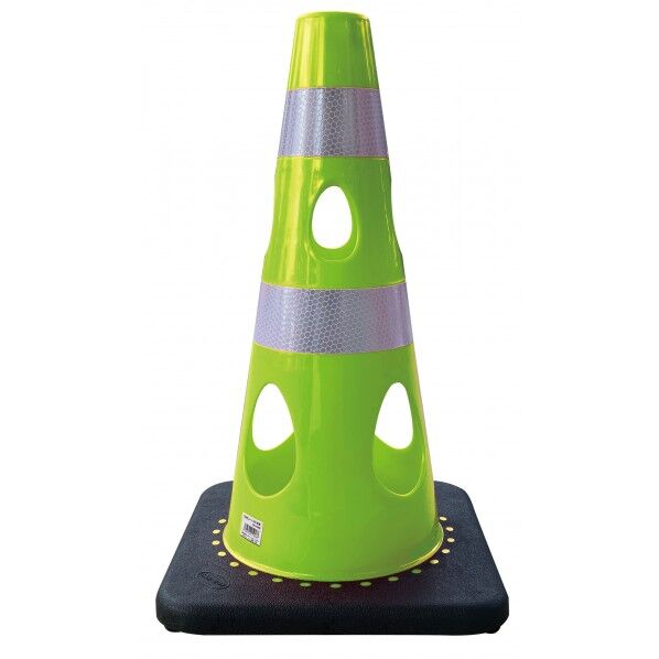 穴あきコーン450 反射ホワイト