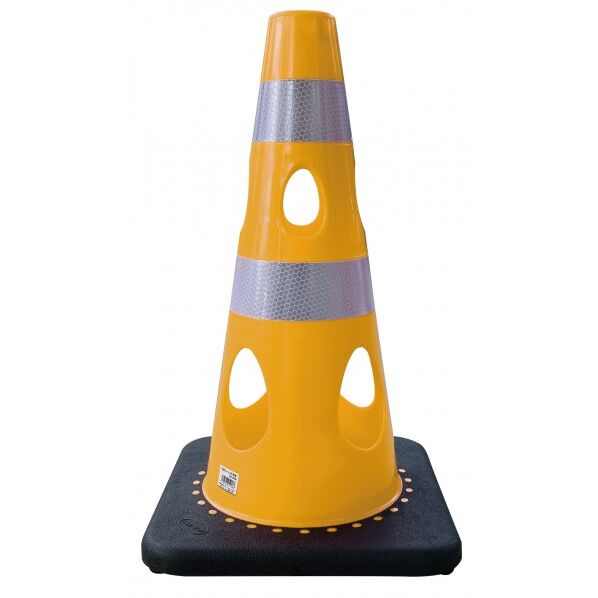 穴あきコーン450 反射ホワイト