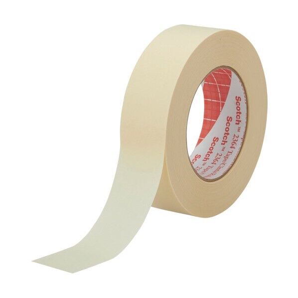 スコッチ クレープマスキングテープ 2364 36mmX55m 薄黄色 2364 36X55 1点x24巻