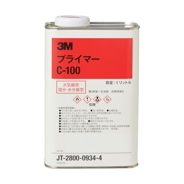 3M(スリーエム) プライマー 刷け塗りタイプ 1リットル C100 1L 1点×6缶