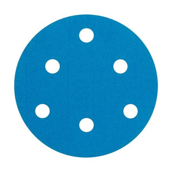 ブルーサンディングディスク 穴あり 外径125mm #