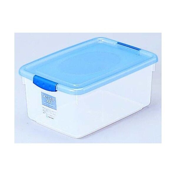 サンコープラスチック 3 収納ケース スカイケース NO.300 DB ダークブルー 327×227×147 06852 1点×28個