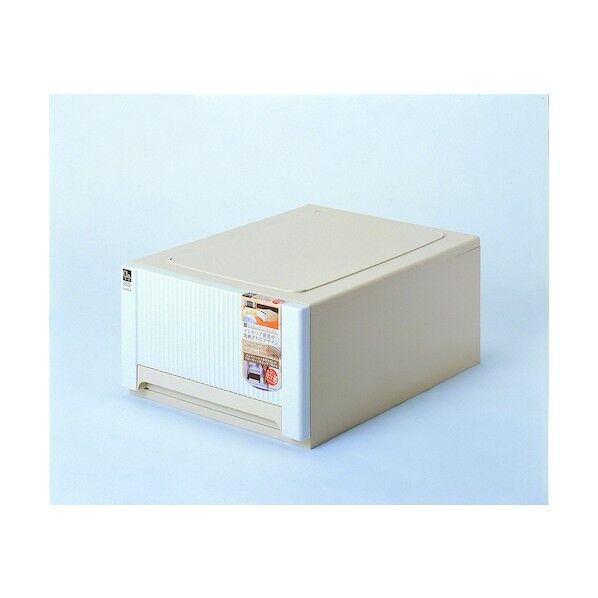 サンコープラスチック 4 収納ケース オーラ 5323 浅型 W ホワイト 390×530×230 17961 1点×6個...