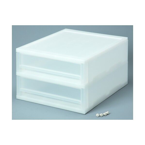 サンコープラスチック 8 Brio A4浅型2段ケース W ホワイト 42716 1点×12台...