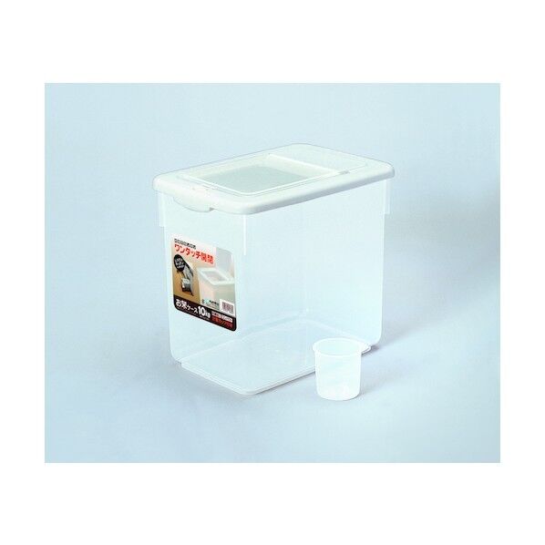 サンコープラスチック 0 米びつ お米ケース 10キロタイプ W ホワイト 226×324×280 51363 1点×20個...