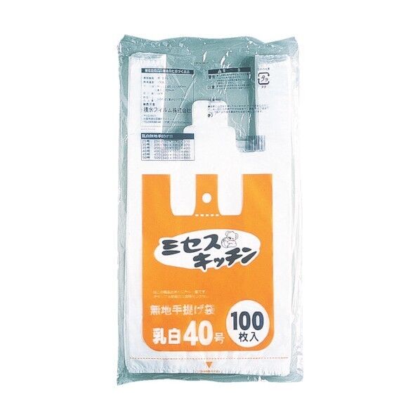 積水フィルム 手提げ袋 40号 M-40 1袋×10袋