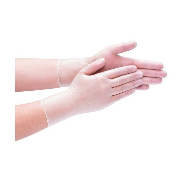 帝人フロンティア 塩化ビニール手袋 半透明 粉なし Lサイズ PVC-PF45 L 100枚×20箱...