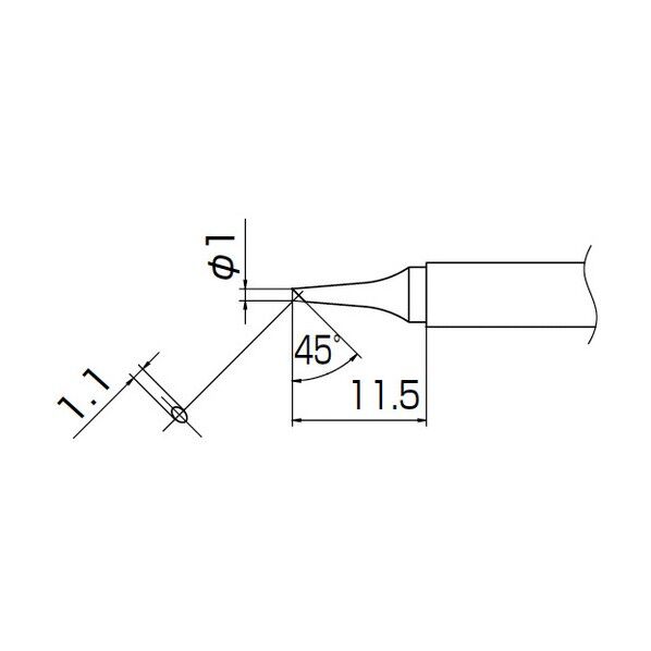 FM-2026用交換コテ先(T13シリーズ)