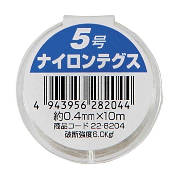 ナイロンテグス 5号 ミニ 22-8204 1点x30巻