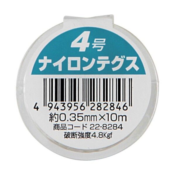 ナイロンテグス 4号 ミニ 22-8284 1点x30巻