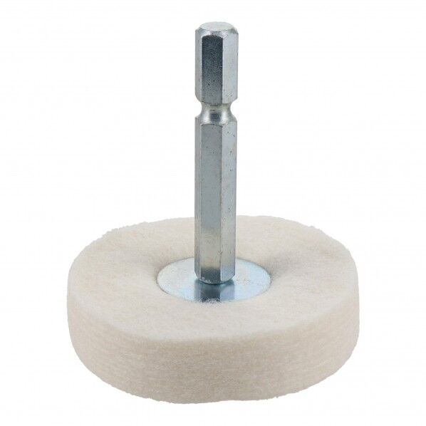 H&H 六角軸軸付ステンレス鏡面仕上用バフ 50mm HFE6-50 1点